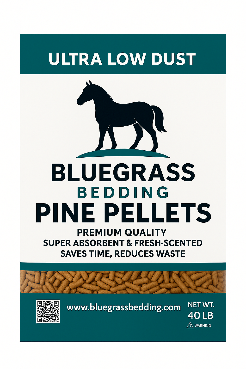 Full Pallet 55 bags - Pine Pellets